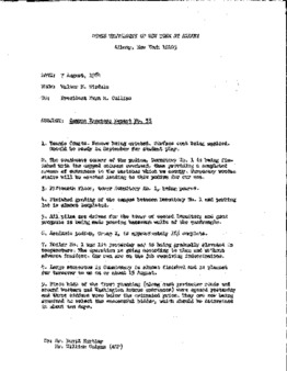 <span itemprop="name">Campus Progress Report No. 53, Letter from Walter M. Tisdale to President Evan R. Collins</span>