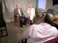 <span itemprop="name">Drs. Michael Wilkins, left, and William Bronston...</span>