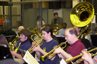 <span itemprop="name">The University at Albany's pep band rehearses in...</span>