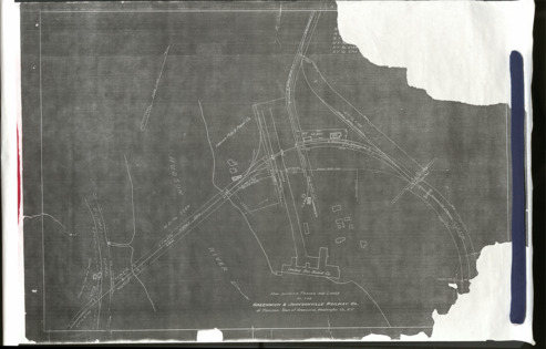 <span itemprop="name">Map Showing Tracks and Lands of the Greenwich and Johnsonville Railway Company at Thomson, Town of Greenwich, Washington County, NY</span>