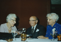 <span itemprop="name">Eugene P. Link, his wife Beulah (left), and an...</span>