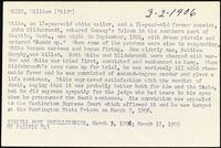 <span itemprop="name">Summary of the execution of William White</span>