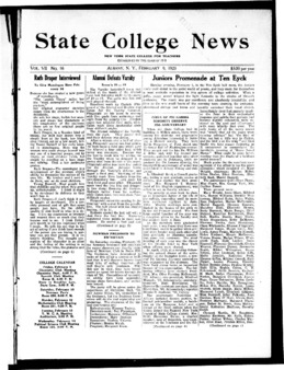 <span itemprop="name">State College News, Volume 7, Number 16</span>