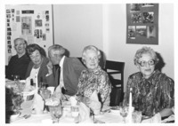 <span itemprop="name">Five unidentified people seated at the Dinner for...</span>