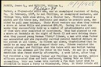 <span itemprop="name">Summary of the execution of Jesse Parker, William Phillips</span>