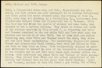 <span itemprop="name">Summary of the execution of Willard Hall, Calvin Tate</span>