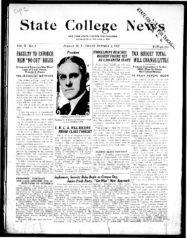 <span itemprop="name">State College News, Volume 10, Number 1</span>