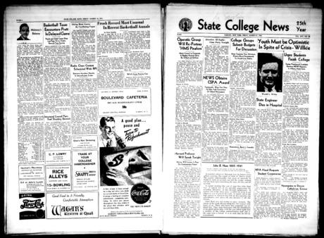 <span itemprop="name">State College News, Volume 25, Number 20</span>
