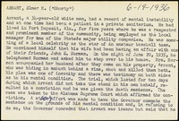 <span itemprop="name">Summary of the execution of Elmer Arrant</span>