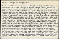 <span itemprop="name">Summary of the execution of Joseph Brassell, George Brassell</span>