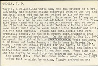 <span itemprop="name">Summary of the execution of J. D. Tuggle</span>