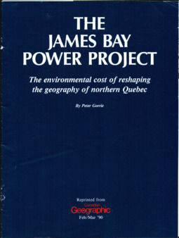 <span itemprop="name">James Bay II, "The James Bay Power Project: The Environmental Cost of Reshaping the Geography of Northern Quebec"</span>