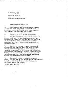 <span itemprop="name">Campus Progress Report No. 21, Letter from Walter M. Tisdale to President Evan R. Collins</span>