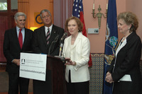 <span itemprop="name">Former First Lady Rosalynn Carter was the guest of...</span>