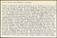 <span itemprop="name">Summary of the execution of Charles Drews, Franklin Stichler</span>