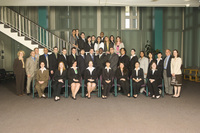 <span itemprop="name">School of Business: 5/14/08 @ 1:30 PM in Campus Center Assembly Hall for class picture of 30 MBA students.</span>