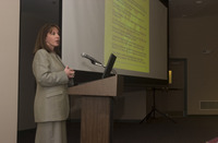 <span itemprop="name">An unidentified person speaks at a series of...</span>