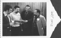 <span itemprop="name">Douglass Skopp (second from left) and three...</span>