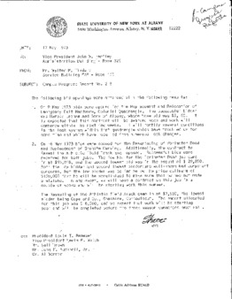 <span itemprop="name">Campus Progress Report No. 218, Letter from Walter M. Tisdale to Vice President John W. Hartley</span>