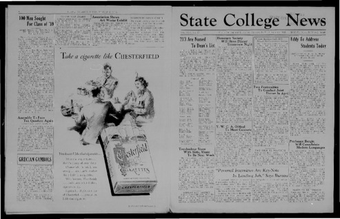 <span itemprop="name">State College News, Volume 19, Number 17</span>