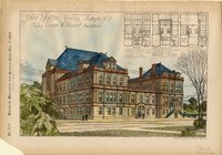 <span itemprop="name">Photograph of an 1884 architectural drawing of the...</span>