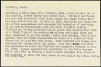 <span itemprop="name">Summary of the execution of Daniel Clifford</span>