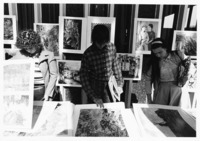 <span itemprop="name">A group of unidentified students at an art vending...</span>