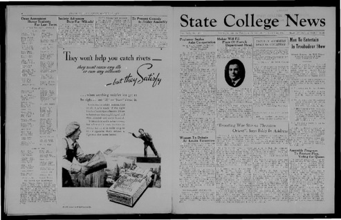 <span itemprop="name">State College News, Volume 19, Number 18</span>