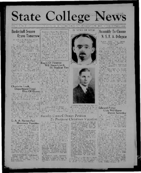 <span itemprop="name">State College News, Volume 19, Number 8</span>