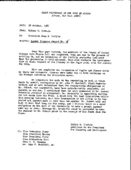 <span itemprop="name">Campus Progress Report No. 75, Letter from Walter M. Tisdale to President Evan R. Collins</span>