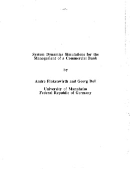 <span itemprop="name">Finkenwirth, Andre with Georg Doll, "System Dynamics Simulations for the Management of a Commercial Bank"</span>