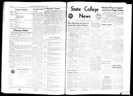 <span itemprop="name">State College News, Volume 47, Number 1</span>