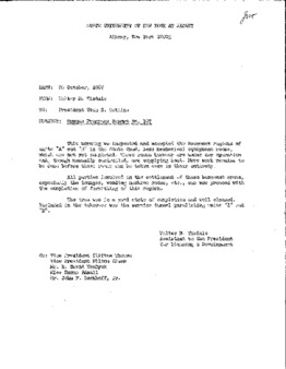 <span itemprop="name">Campus Progress Report No. 107, Letter from Walter M. Tisdale to President Evan R. Collins</span>