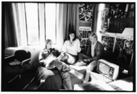 <span itemprop="name">Three unidentified students in a dormitory room at...</span>