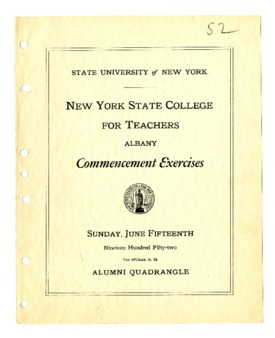 Thumbnail of Commencement Held June 15, 1952