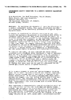 <span itemprop="name">Mosekilde, Erik with Dan René Rasmussen, Henrik Jensen, Jeppe Sturis and Jørn Jespersen, "Autonomeous Chaotic Behaviour in a Generic Resource Allocation Problem"</span>