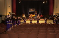 <span itemprop="name">Cheerleaders and preparing for the taping of...</span>