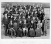 Group photograph of the Class of 1894 standing on...