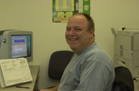 <span itemprop="name">An unidentified employee Randy Williams at the...</span>