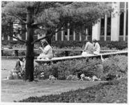 <span itemprop="name">Unidentified students in the west courtyard at the...</span>