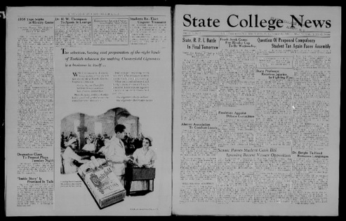 <span itemprop="name">State College News, Volume 19, Number 16</span>