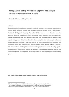 <span itemprop="name">Lee, Eunkyu with Ji-Young An and Dong-Hwan Kim, "Policy Agenda Setting Process and Causal Map Analysis: a case of the Green Growth in Korea"</span>