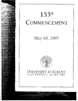 Thumbnail of Commencement Held May 18, 1997
