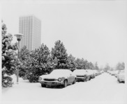<span itemprop="name">Winter scene of the Uptown Campus with cars...</span>