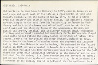 <span itemprop="name">Summary of the execution of Caledonio Chivarria</span>