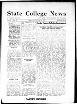 <span itemprop="name">State College News, Volume 1, Number 25</span>