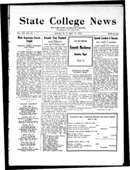 <span itemprop="name">State College News, Volume 7, Number 27</span>