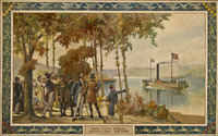 <span itemprop="name">"Robert Fultons Clermont Arrived in Albany, Sept. 5th, 1807" Milne 200 Mural</span>