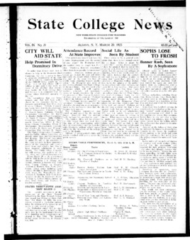 <span itemprop="name">State College News, Volume 9, Number 21</span>