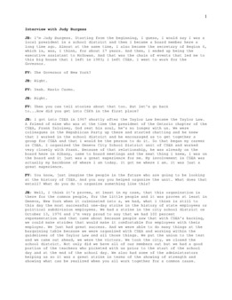 <span itemprop="name">Transcript of interview with Judy Burgess</span>